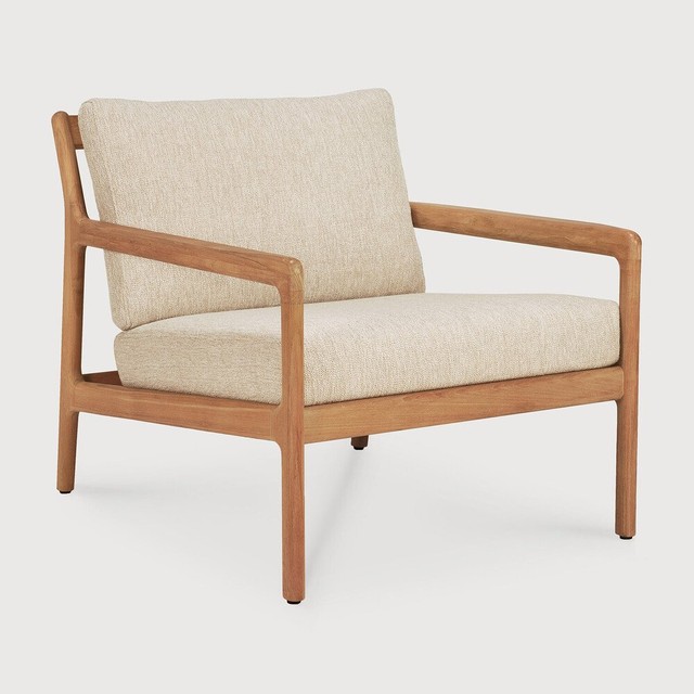 ETNICRAFT TEAK JACK LOUNGESESSEL FÜR DRAUßEN TEAK NATURAL