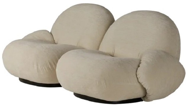 GUBI PACHA SOFA FULLY UPHOLSTERED, 2-SEATER WITH ARMRESTS