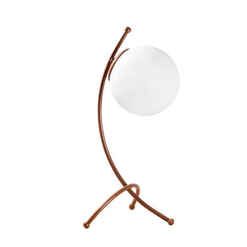 Marosa Curve Wandleuchte - Weiss, Kupfer