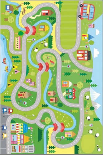 Marosa  Playground Teppich (120 x 180 cm) - Mehrfarbig
