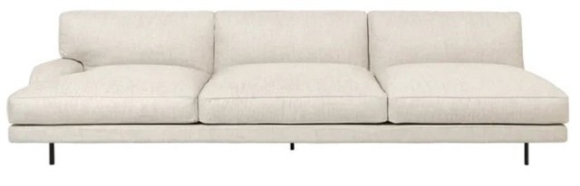 Gubi Flaneur Module Sofa - Fully Upholstered 3-Seater - 3 Sitzer Sofa 