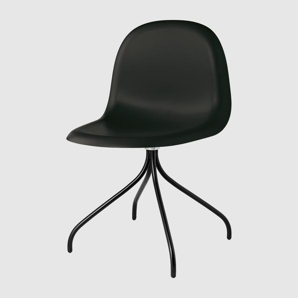 Gubi 3D Meeting Chair - Un-upholstered - Swivel base