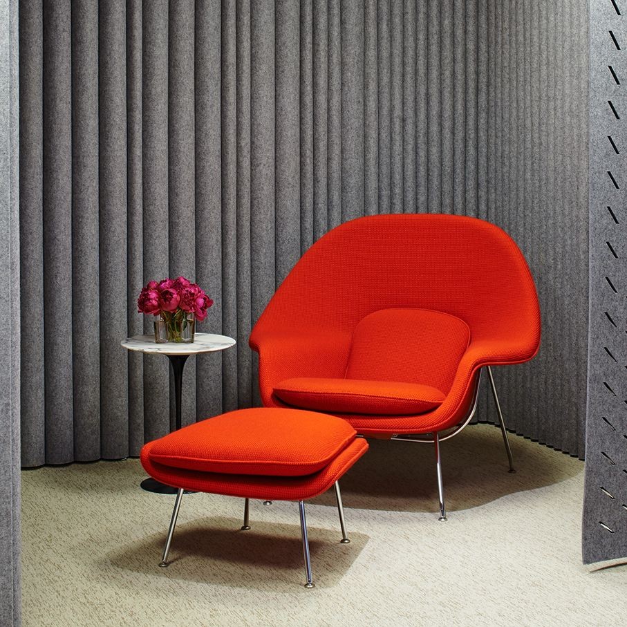 Knoll Womb Chair and Ottoman--28