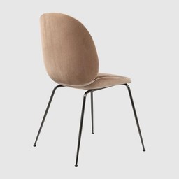 Gubi Beetle Dining Chair in GUBI Velvet and Luce--1