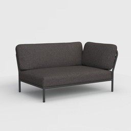 Houe Level Corner Lounge Sofa - Recht - Dark Grey--0