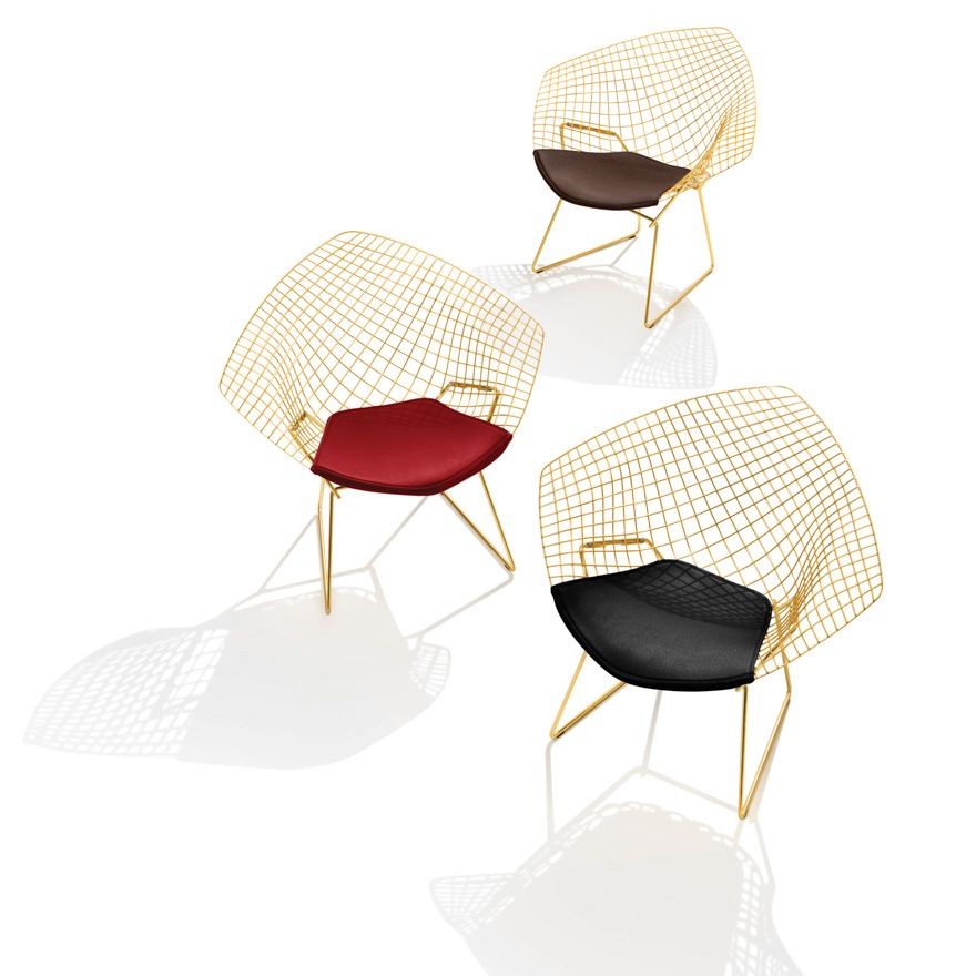 Knoll Bertoia Diamond Chair - Gold--64