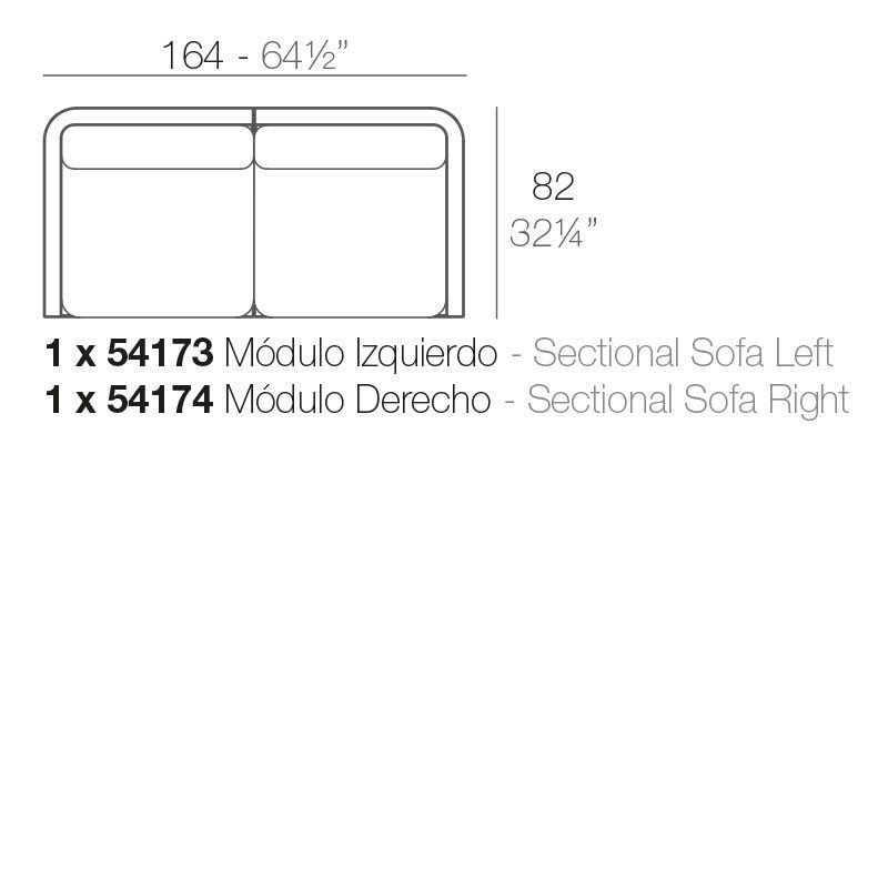 Vondom Ulm Sectional Sofa Left--1