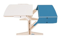 rform Vegetale Box Coffee Table, White and Blue--1