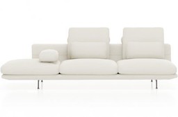 VITRA GRAND SOFÀ 3½-SEATER- UNTERGESTELL BASIC DARK --4