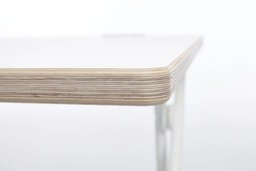 Müller Möbelwerkstätten Plato Tischplatte Light - Weiss CPL Beschichtung - --2