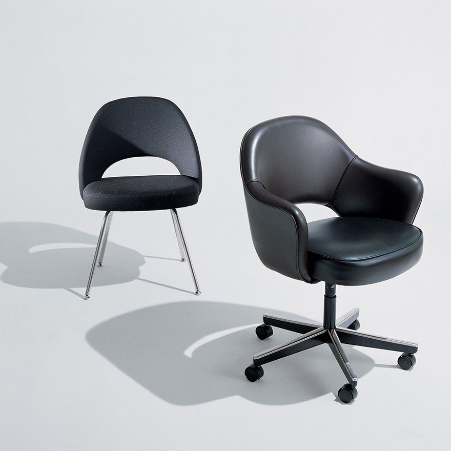 Knoll Saarinen Executive Arm Chair with Swivel Base--14