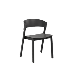 Muuto Cover Side Chair - Black--0