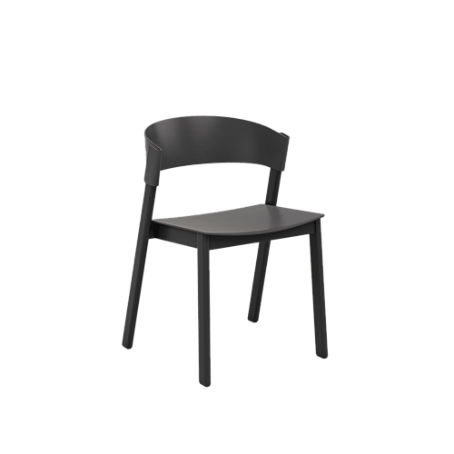 Muuto Cover Side Chair - Black--0