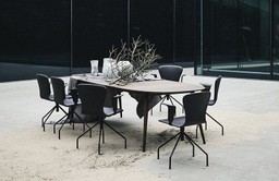 Bruunmunch PLAYdinner Lamé Smoked Oak 180/280 L With Extension--1