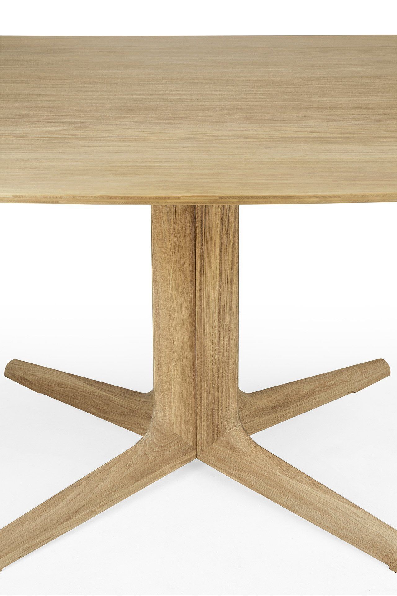 Ethnicraft Corto Tisch quadratisch 150 x 150 cm-Oak Natural--6