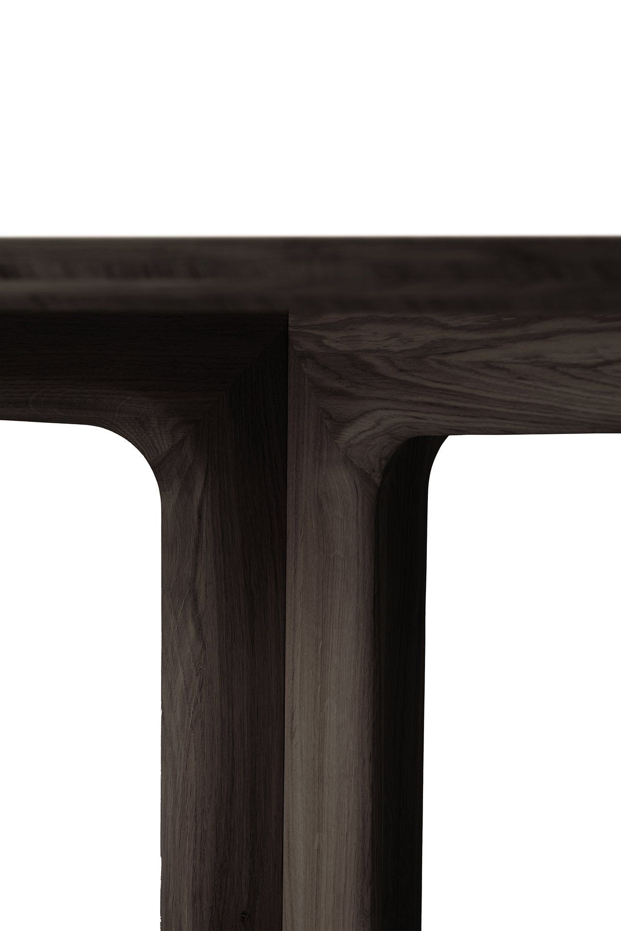 Ethnicraft Corto Tisch quadratisch 150 x 150 cm-Oak Brown--11