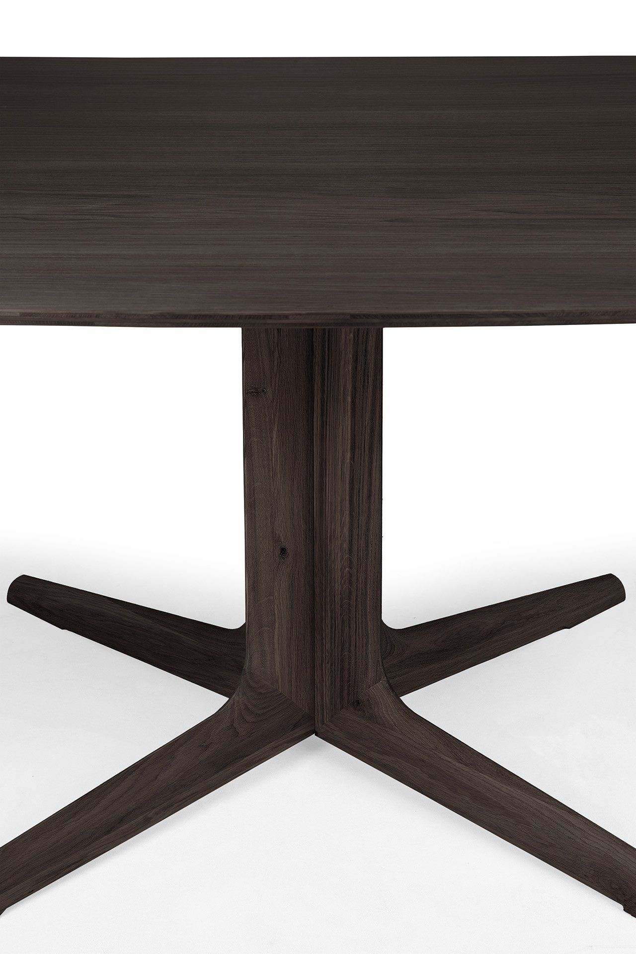 Ethnicraft Corto Tisch quadratisch 150 x 150 cm-Oak Brown--7