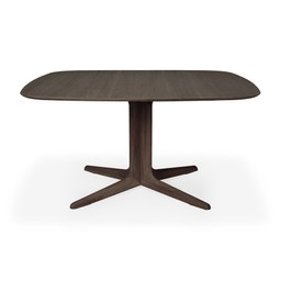 Ethnicraft Corto Tisch quadratisch 150 x 150 cm-Oak Brown--0