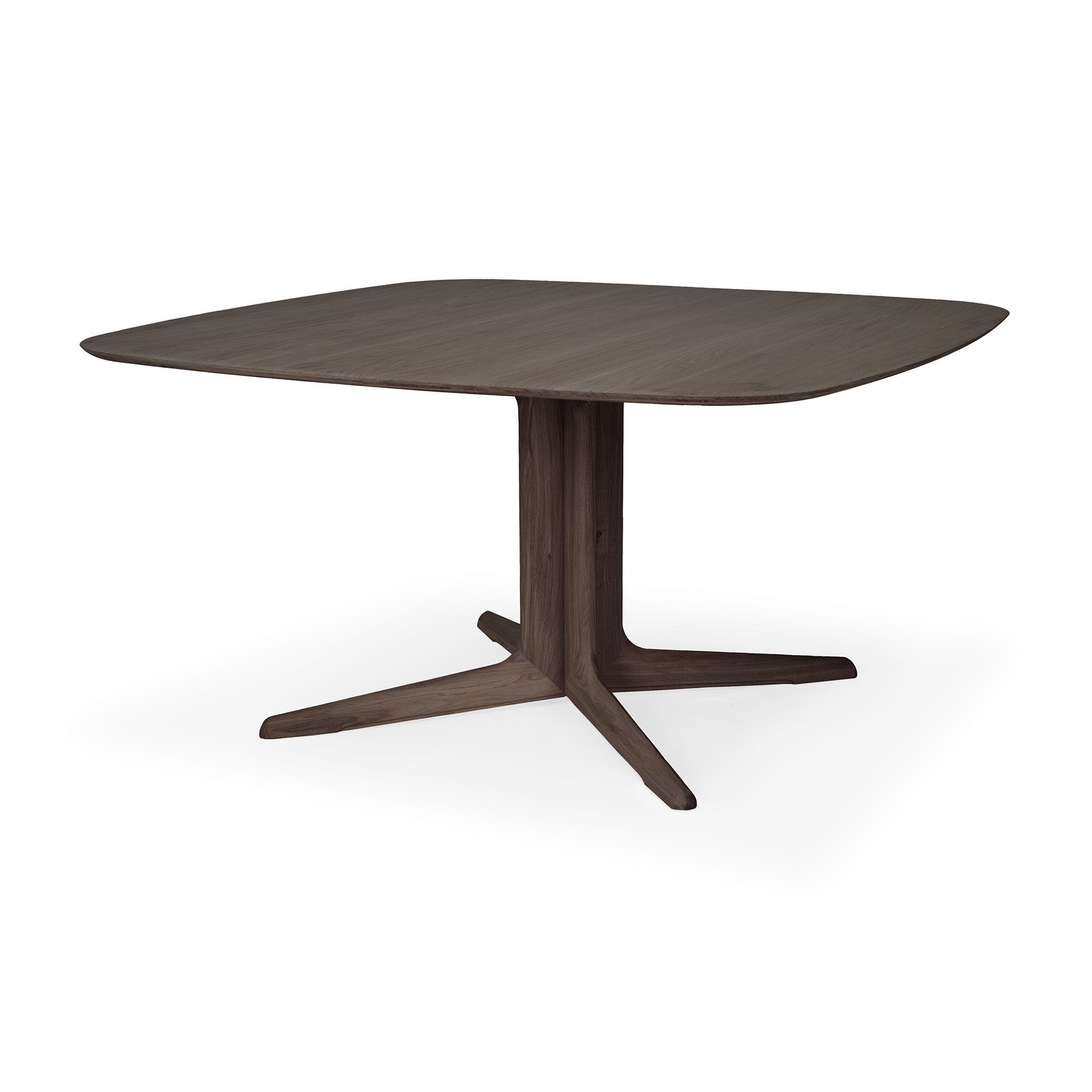Ethnicraft Corto Tisch quadratisch 150 x 150 cm-Oak Brown--1