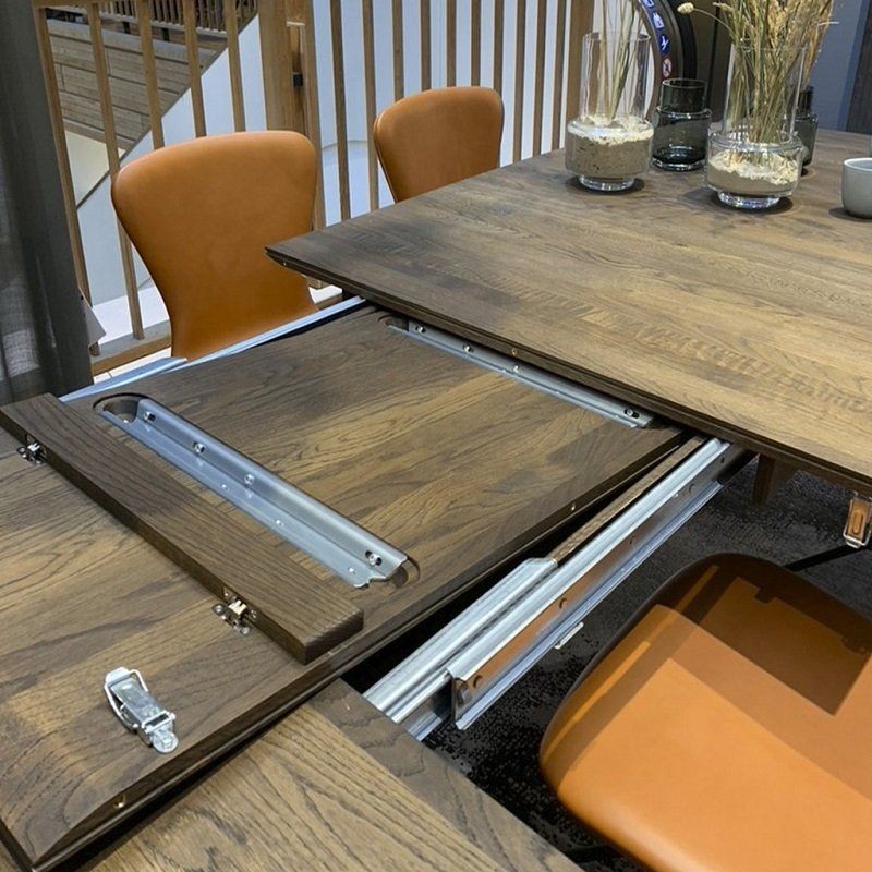 Bruunmunch PLAYdinner Lamé Smoked Oak 180/280 L With Extension--8