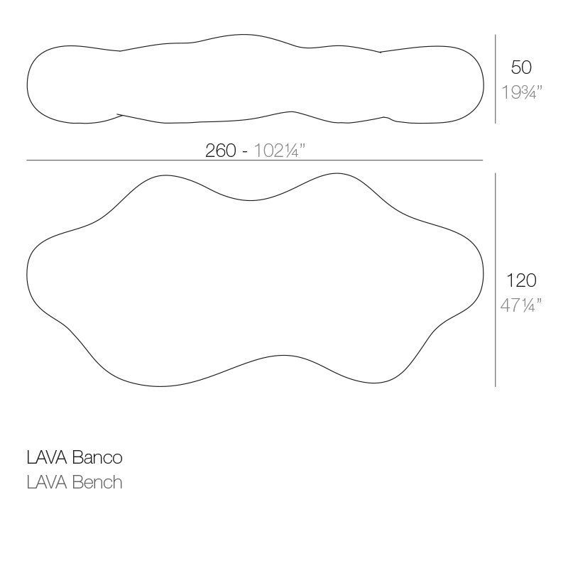 Vondom Lava Bench--3