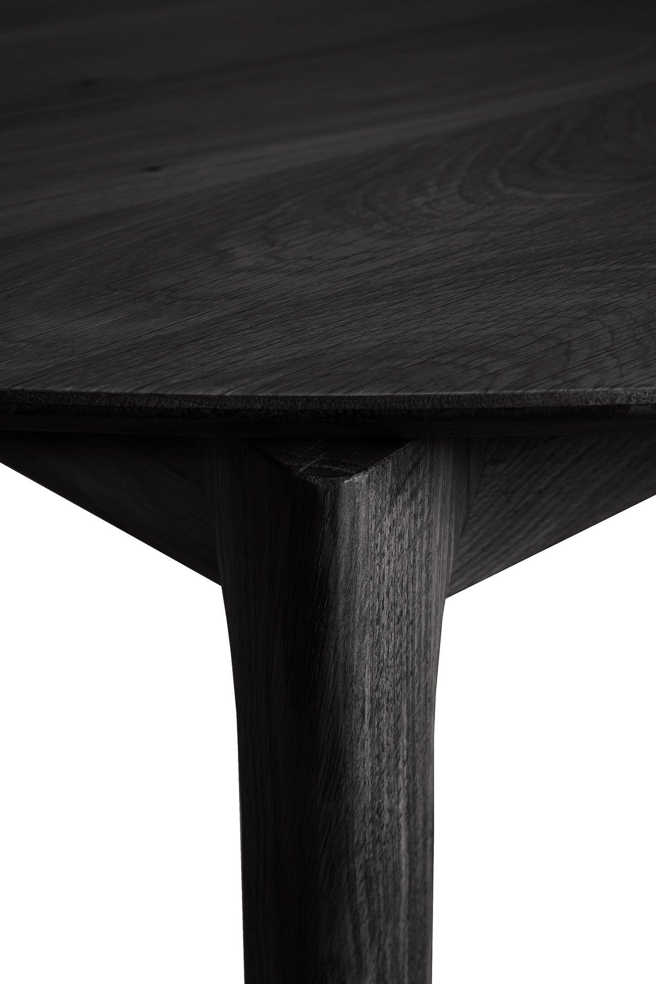Ethnicraft Oak Bok ausziehbarer Tisch rund ⌀129-179 cm schwarz--7