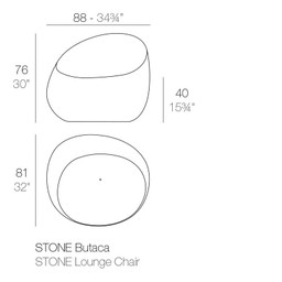 Vondom Stone Lounge Chair--12