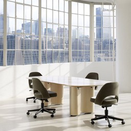 Knoll Saarinen Executive Armless Chair with Swivel Base--19