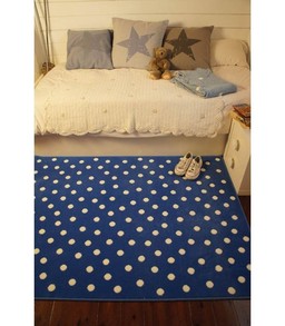 Lorena Canals Dots Deep Blue Teppiche 200 x 300 cm--2