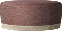 Gubi Pouffe With Fringes - Ø105cm Chianti G046/16--0