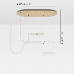 Petite Friture Unseen 3 Pendants system--2