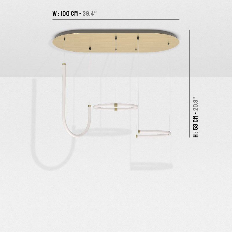 Petite Friture Unseen 3 Pendants system--2