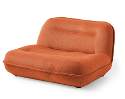 Pols Potten Puff Love Seat Berry - Sofa: Orange--1