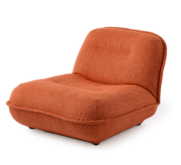 Pols Potten Puff Lounge Chair Berry - Sofa: Orange--0