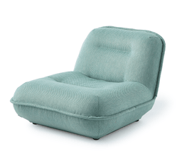 Pols Potten Puff Lounge Chair Berry - Sofa: Green Grey--1