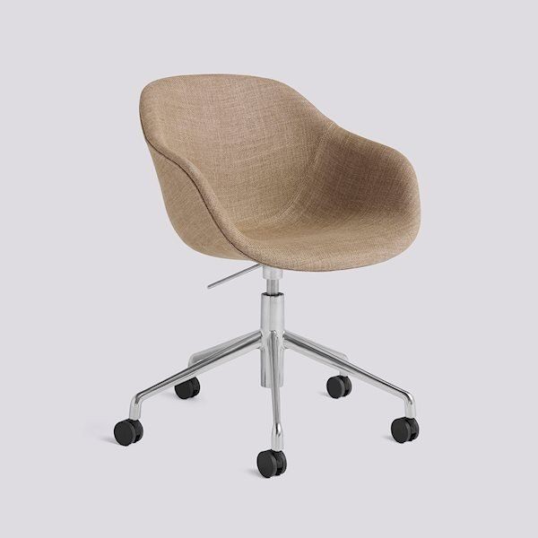 Hay AAC 253 Chair: Linen Grid-Dark Beige--1
