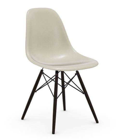 Vitra Eames Fiberglass Side Chair DSW Stuhl - Untergestell: 30 Ahorn schwarz--1