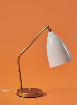 GUBI Gräshoppa Table Lamp - Tischleuchte - Alabaster White Glossy--3
