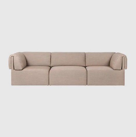 Gubi Wonder Sofa - 3 Seater With Armrest--0