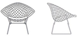 Knoll Bertoia Diamond Chair - Gold--67