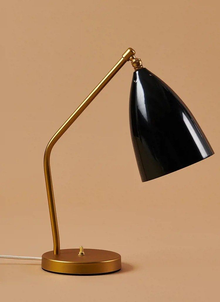 GUBI Gräshoppa Table Lamp - Tischleuchte - Black Glossy--4