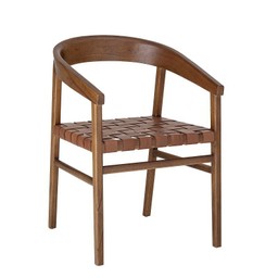 Bloomingville Vitus Chair Brown Mindi Wood--1