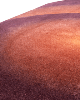 Polspotten carpet optical oval- Rust--13