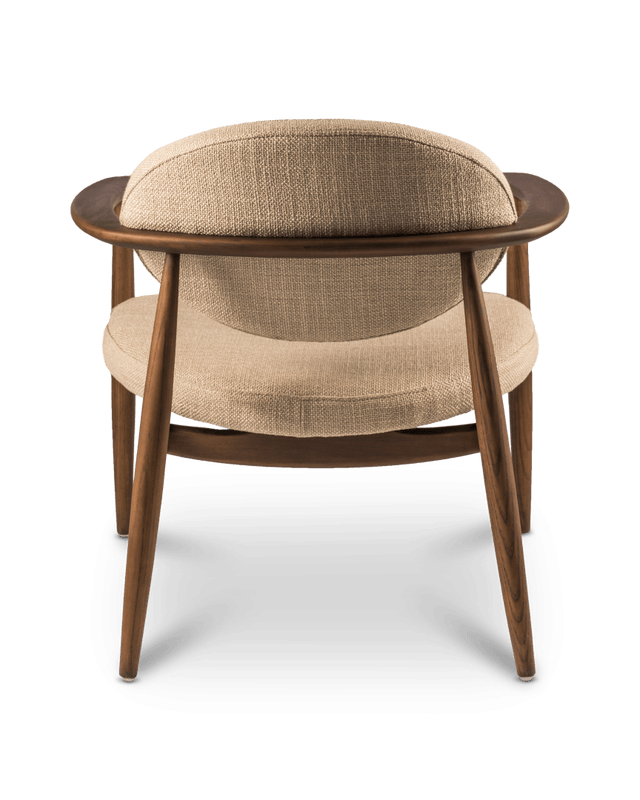 Polspotten Chair Roundy fabric smooth- Beige--7