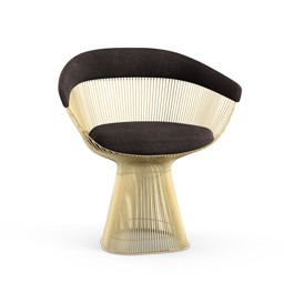 Knoll Platner Arm Chair - Gold - Circa, Brown--7