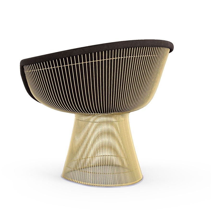 Knoll Platner Lounge Chair - Gold - Circa, Brown--9