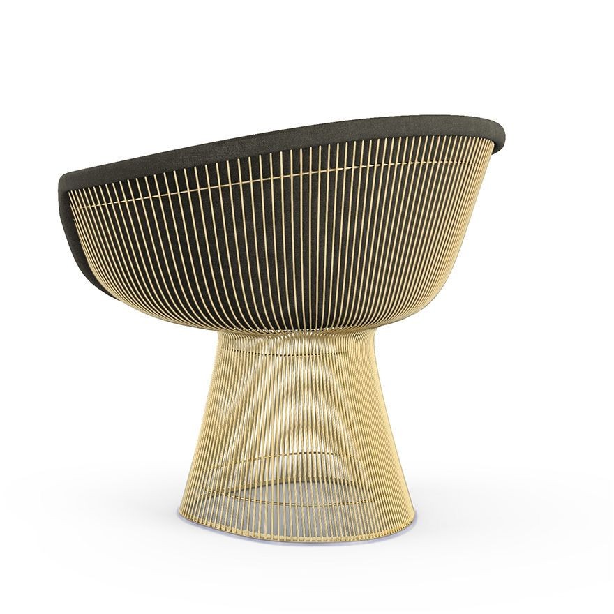 Knoll Platner Lounge Chair - Gold - Circa, Charcoal--13