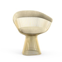 Knoll Platner Arm Chair - Gold - Circa, Ivory--13