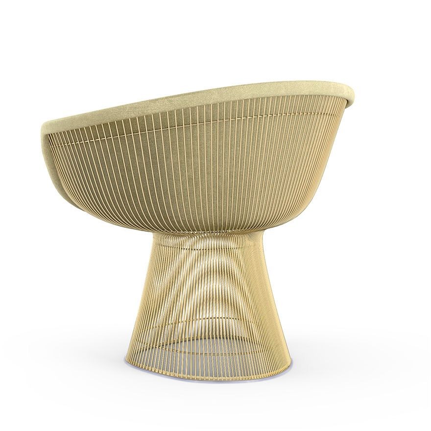 Knoll Platner Lounge Chair - Gold - Circa, Ivory--14