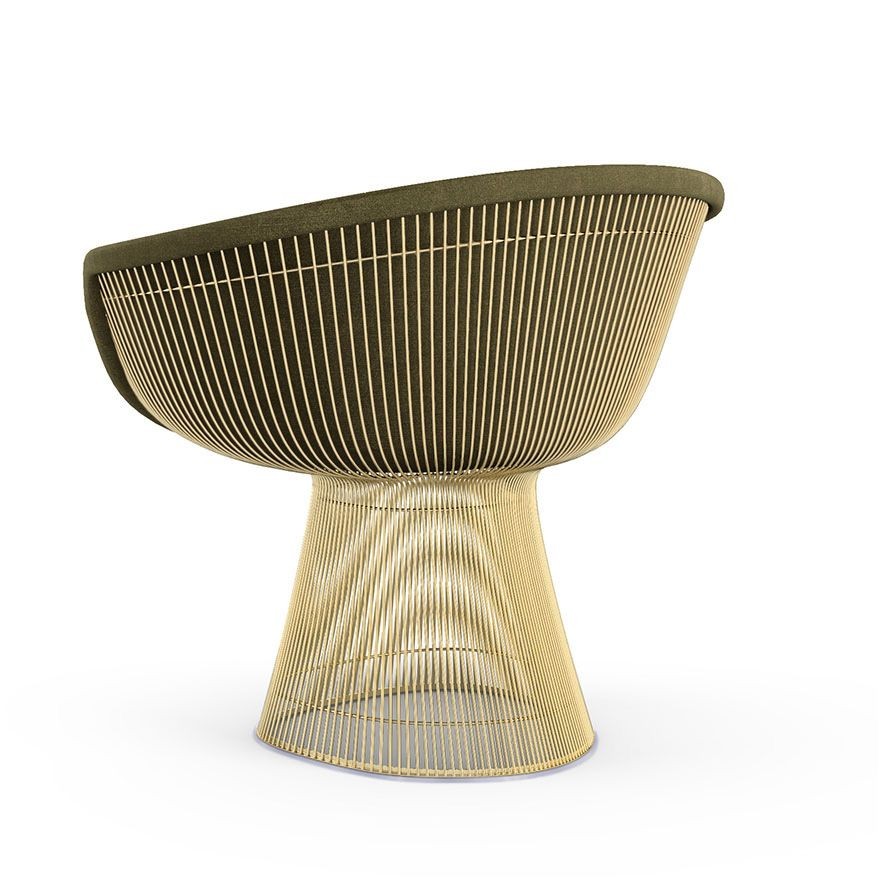 Knoll Platner Lounge Chair - Gold - Circa, Olive--17